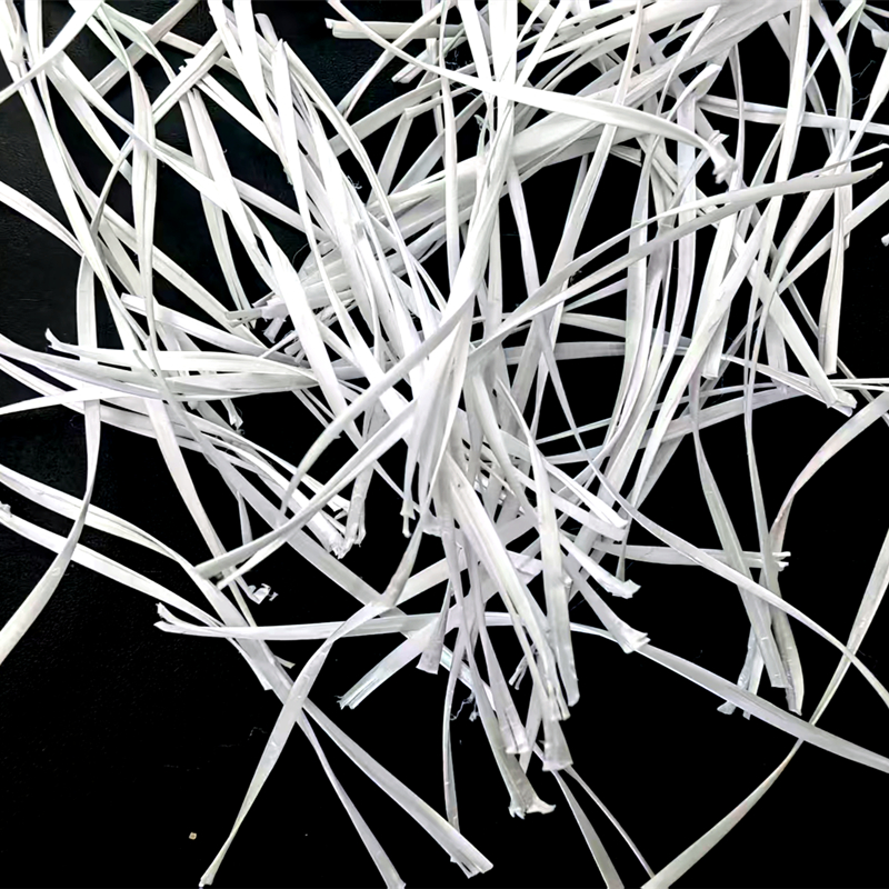 Macro fibra sintetica para concreto